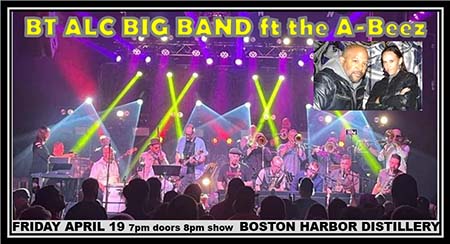 SHK Music Presents: BT ALC Big Band ft. the A-Beez at Boston Harbor Distillery