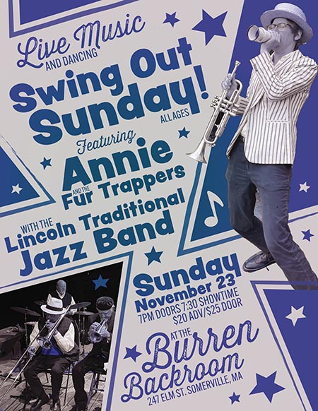 Annie and the Fur Trappers With the Lincoln Traditional Jazz Band