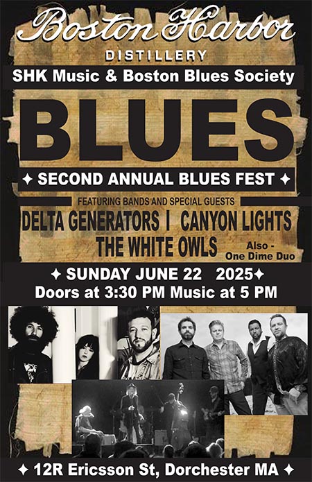 SHK Music Presents: The second annual Boston Harbor Distillery Blues Fest