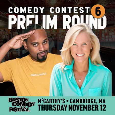 Boston Comedy Festival Comedy Competition Hosted by Jason Cordova with Special Guest Karen Morgan Upstairs at McCarthy's