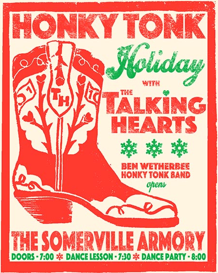 Honky Tonk Holiday with the Talking Hearts at The Armory