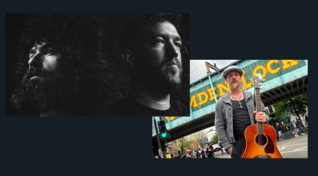Image of Canyon Lights next to an image of Jesse Ahearn