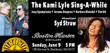 SHK Music Presents: Kami Lyle Sing-A-While with Special Guest Syd Straw at Boston Harbor Distillery