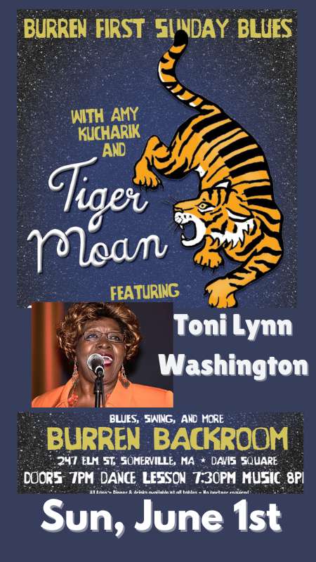 Tiger Moan First Sunday Blues Ft. Toni Lynn Washington