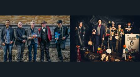 Image of Jimmy Ryan's Wooden Leg next to an image of The Broken Jug Band
