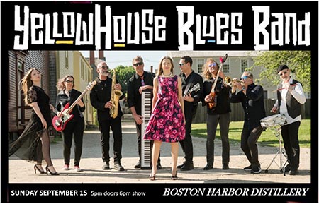 SHK Music Presents: YellowHouse Blues Band at Boston Harbor Distillery