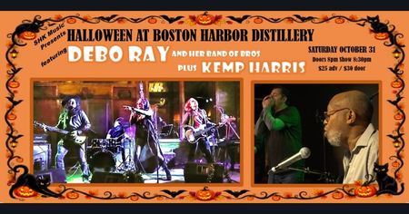 SHK Music Presents: The Rock and Soul Halloween Show featuring Debo Ray and Kemp Harris at Boston Harbor Distillery