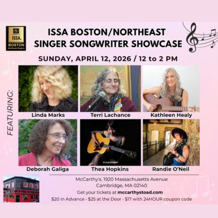 ISSA/Boston Northeast Singer/Songwriter Showcase Ft. Linda Marks and Friends Upstairs at McCarthy's