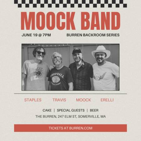 Alastair Moock Band w/ Sean Staples, Mark Erelli, and Chandler Travis