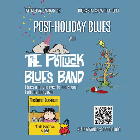 Post-Holiday Blues with the Potluck Blues Band